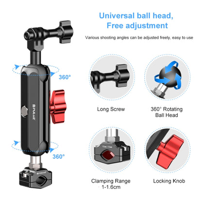 PULUZ Soporte Brazo Mágico Retrovisor Motocicleta 360 Grados