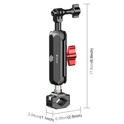 PULUZ Soporte Varilla Mágico Motocicleta 360 Grados Plus