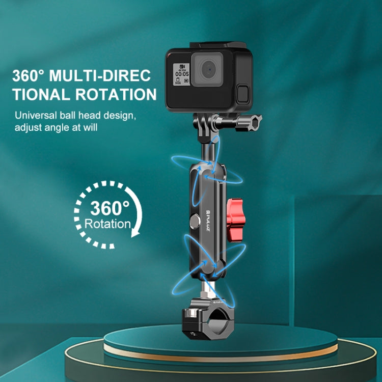 PULUZ Soporte Varilla Mágico Motocicleta 360 Grados Plus