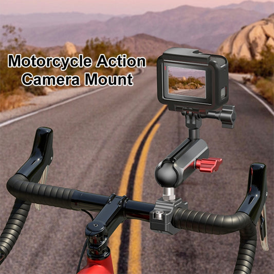 PULUZ Soporte Brazo Magico DobleBola 360 Retrovisor Moto