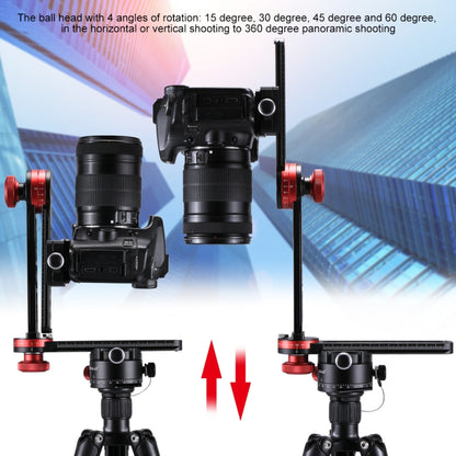 PULUZ Kit Placa Liberación Rápida Cabeza Esférica Panorámica 720 Grados Aluminio