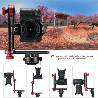 PULUZ Kit Placa Liberación Rápida Cabeza Esférica Panorámica 720 Grados Aluminio