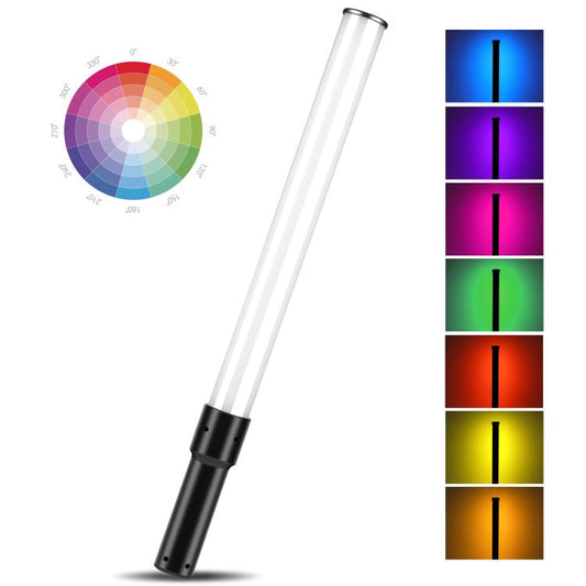 PULUZ 144 LED Luz de Relleno RGB para Fotografía Con Mango