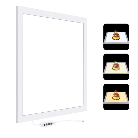 PULUZ 38cm 1200LM LED Panel de Fotografía Sin Sombras