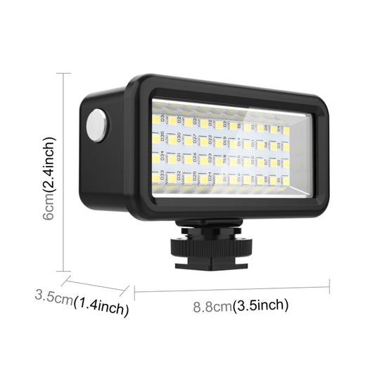 PULUZ 40 LED Luz de Relleno Impermeable para Cámara