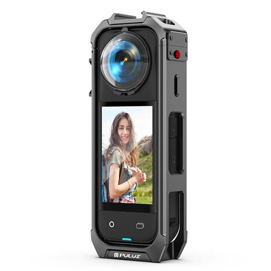 Insta360 X4 Jaula Protectora Acero Aluminio Base Magnética