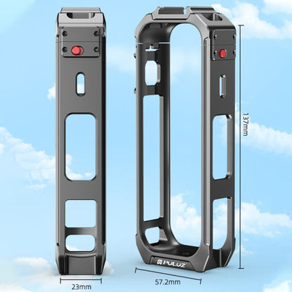 Insta360 X4 Jaula Protectora Acero Aluminio Base Magnética
