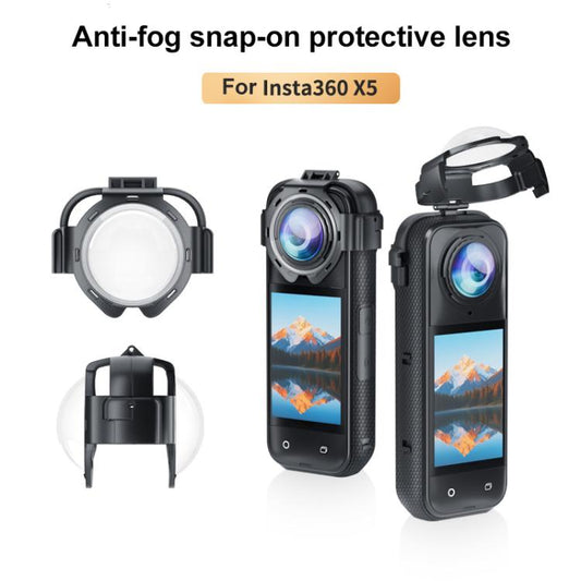 PULUZ Insta360 X5 Protector De Lente Vidrio Templado 9H