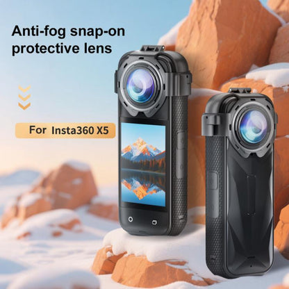 PULUZ Insta360 X5 Protector De Lente Vidrio Templado 9H