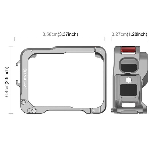 PULUZ Jaula Insta360 Ace Pro 2 Aluminio Doble Zapata