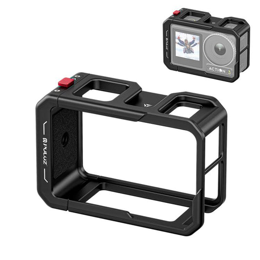 PULUZ Jaula Aluminio CNC Osmo Action 5 Pro Proteccion Lente