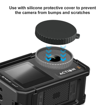 PULUZ Jaula Aluminio CNC Osmo Action 5 Pro Proteccion Lente