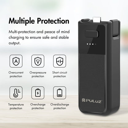 PULUZ Empuñadura Batería 2800mAh para DJI Osmo Pocket 3