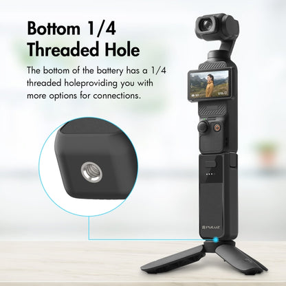 PULUZ Empuñadura Batería 2800mAh para DJI Osmo Pocket 3