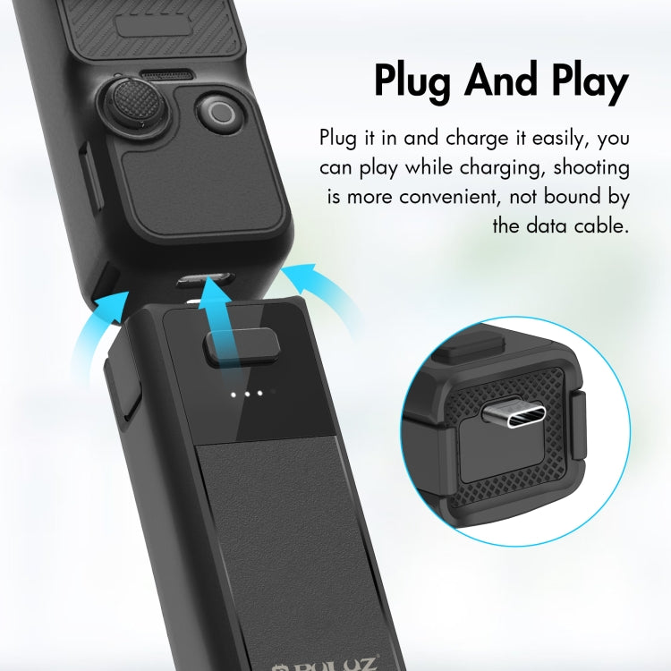 PULUZ Empuñadura Batería 2800mAh para DJI Osmo Pocket 3