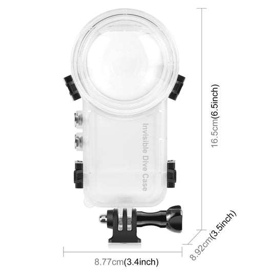PULUZ Insta360 X4 Estuche de Buceo 50m Impermeable Sellado