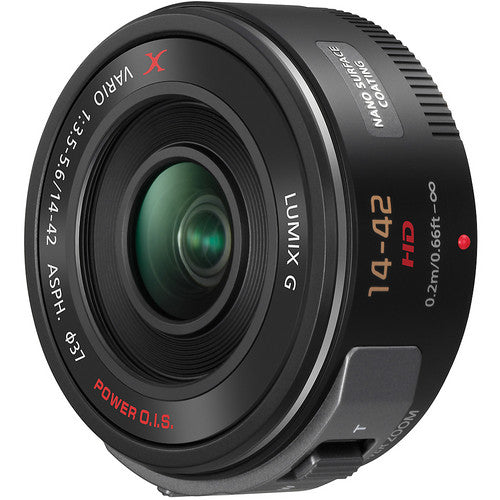 Panasonic LUMIX G X Vario PZ 14-42mm f35-56 Lente estabilizada con filtro UV 37mm