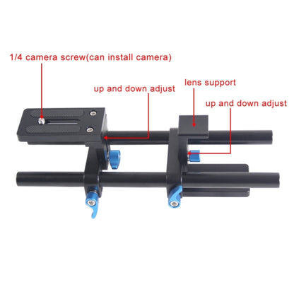 YEANGU YLG1005A Varilla De Riel 15mm Para Cámaras SLR