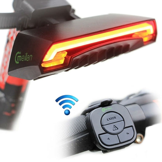 Meilan X5 Lámpara Trasera Láser Para Bicicleta Control Remoto IPX4