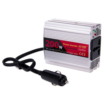 SUVPR DY-8103 Inversor Coche 200W USB 500mA Toma Universal