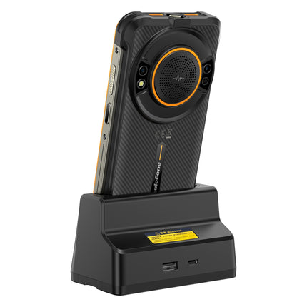 Ulefone Power Armor 16 Pro Dock de carga de escritorio USB-C negro 5V 2A 10W