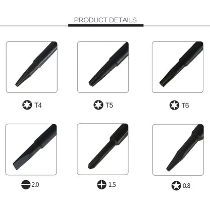 ProTech PT6S Destornilladores de Precisión Magnéticos 6 en 1 Teléfono