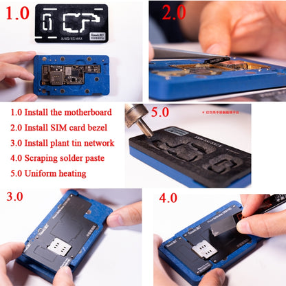 Qianli BGA Reballing Plataforma iPhone X XS Max Precisa
