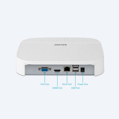 ESCAM PVR204 NVR Grabador De Video Digital Nube 2CH