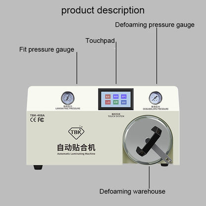 TBK TBK-408A Laminadora Automatica LCD 15 Pulgadas