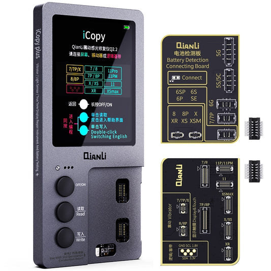 Qianli iCopy Plus 2 en 1 Programador de reparación con LCD