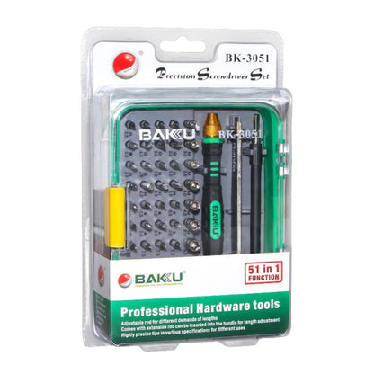 BAKU BK-3051 Destornilladores 51 en 1 Extensión Flexible