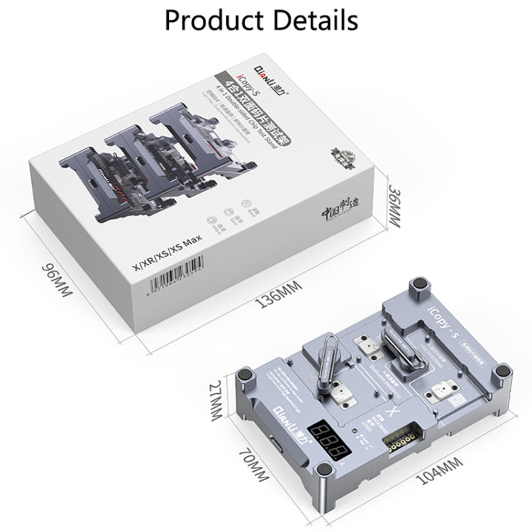 Qianli iCopy-S Herramienta Prueba Chips Lectura Premium