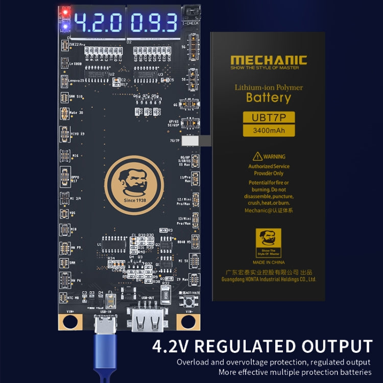BA27 Tablero Batería IPhone Android Monitoreo Real