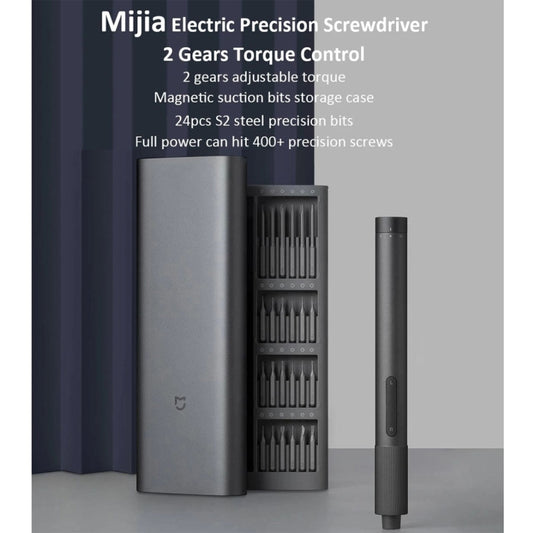 Xiaomi Mijia 25 en 1 Kit de Destornillador Eléctrico Magnético, Motor de 200 RPM y Batería Recargable