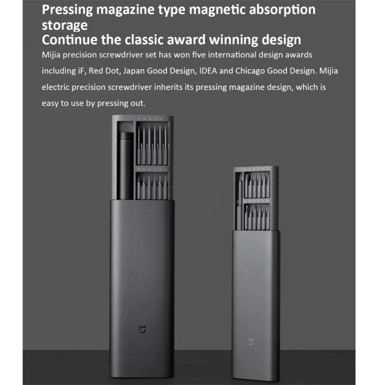 Xiaomi Mijia 25 en 1 Kit de Destornillador Eléctrico Magnético, Motor de 200 RPM y Batería Recargable