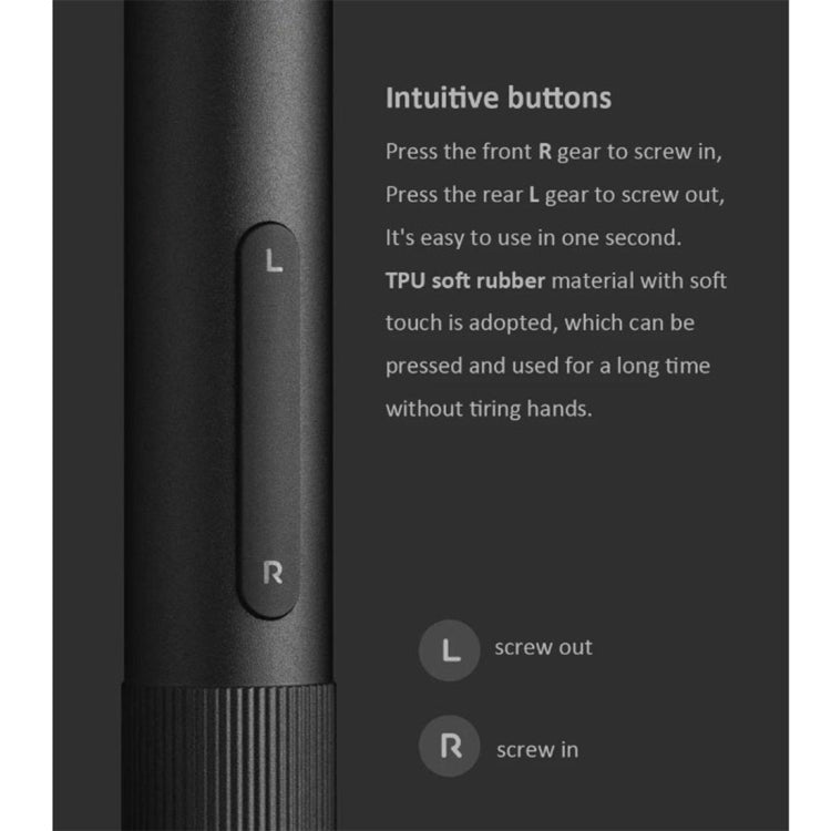 Xiaomi Mijia 25 en 1 Kit de Destornillador Eléctrico Magnético, Motor de 200 RPM y Batería Recargable