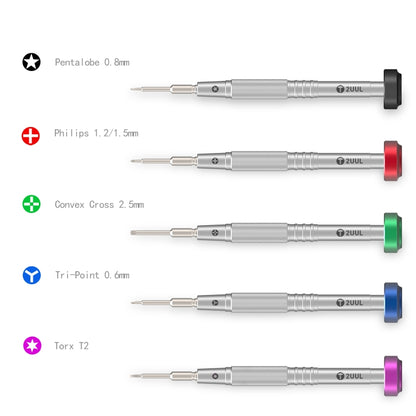 2UUL 0.8mm Pentalobe Destornilladores Coloridos Para Móviles