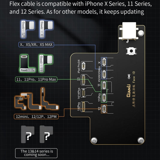 QianLi iCopy Plus Placa Activación Face ID para iPhone X14