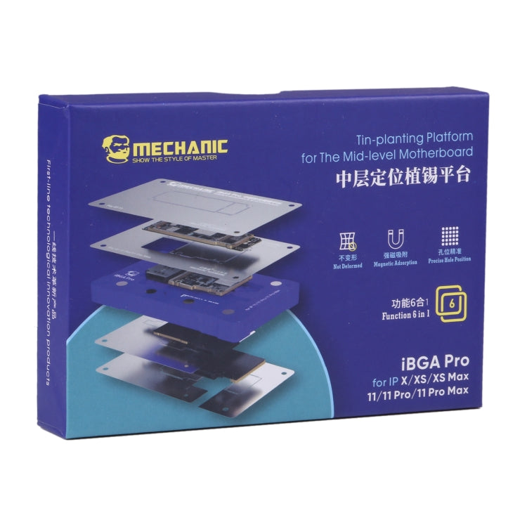 Mechanic iBGA Pro 6 En 1 Plataforma BGA Estaño Alineación Magnética