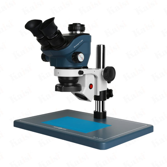 Kaisi TX-350S Microscopio Estereo Trinocular 7x50x Zoom para Laboratorio