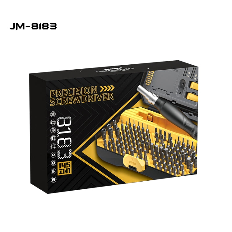 JAKEMY JM-8183 Kit Destornilladores 145 en 1 Manual Práctico Profesional