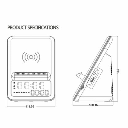 AEC BT512 Altavoz Bluetooth Cargador Inalámbrico Escritorio