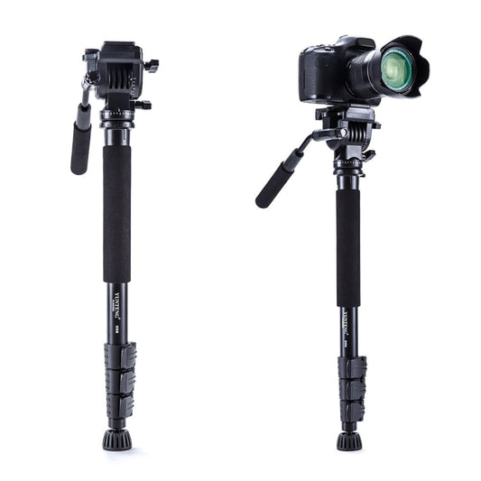 Yunteng VCT-558 Monopié Cámara Cabezal Fluido Profesional