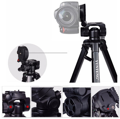 Yunteng VCT-668 Trípode de Aluminio con Cabezal 360°