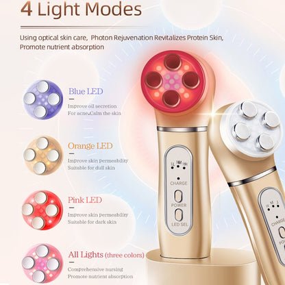 K-SKIN OP9910 EMS Masajeador Facial RF Reafirmante 3 Niveles