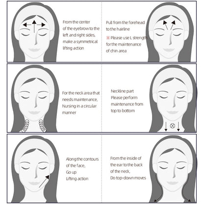 K-SKIN OP9910 EMS Masajeador Facial RF Reafirmante 3 Niveles