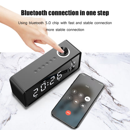 AEC K5 Espejo Despertador Altavoces Bluetooth TF FM Útil