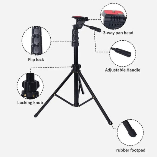 JMARY KP-2206 Trípode de Cámara Panorámica 360 Grados