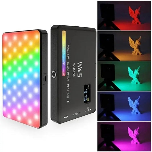 VLOGLITE W140RGB Luz LED para Video RGB 0-360 Vlogging
