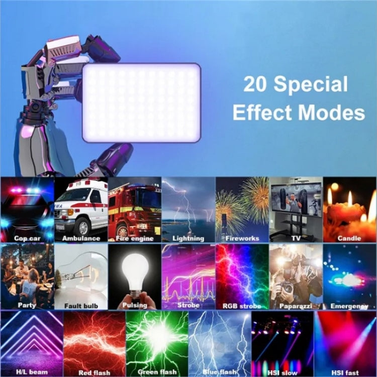 VLOGLITE PAD192RGB Luz De Relleno RGB 360° Para GoPro DSLR